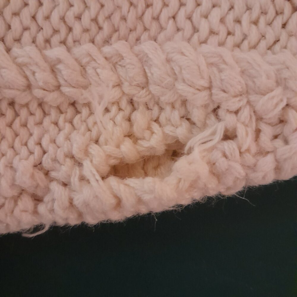 Vintage Boston Traders Cable Knit Sweater Size L Cream Color Unisex - Picture 9 of 9